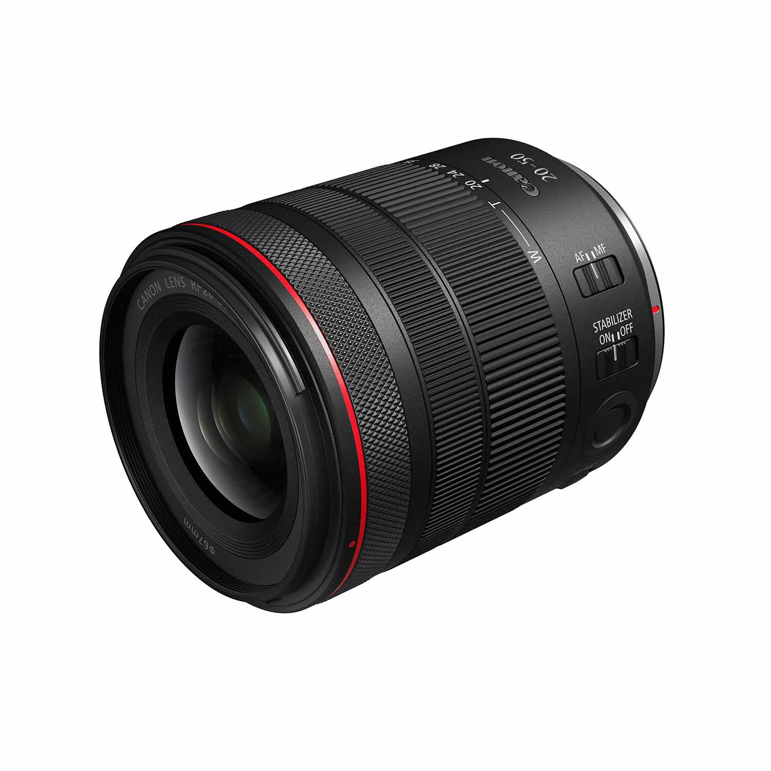 Canon RF 20-50mm f/4L IS USM PZ power zoom lens