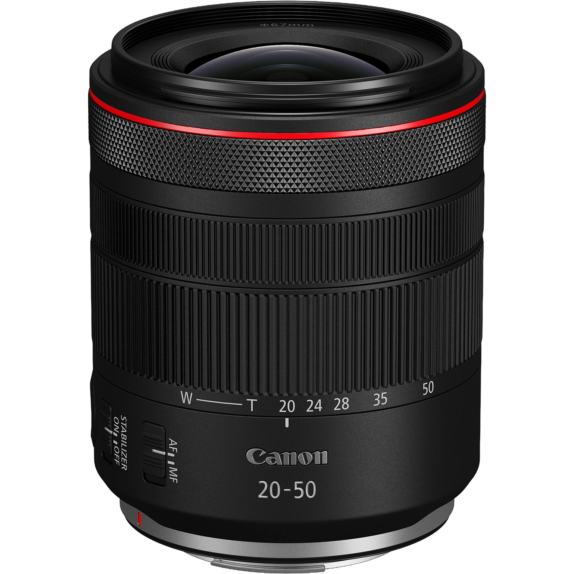 Canon RF 20-50mm f/4L IS USM PZ power zoom lens