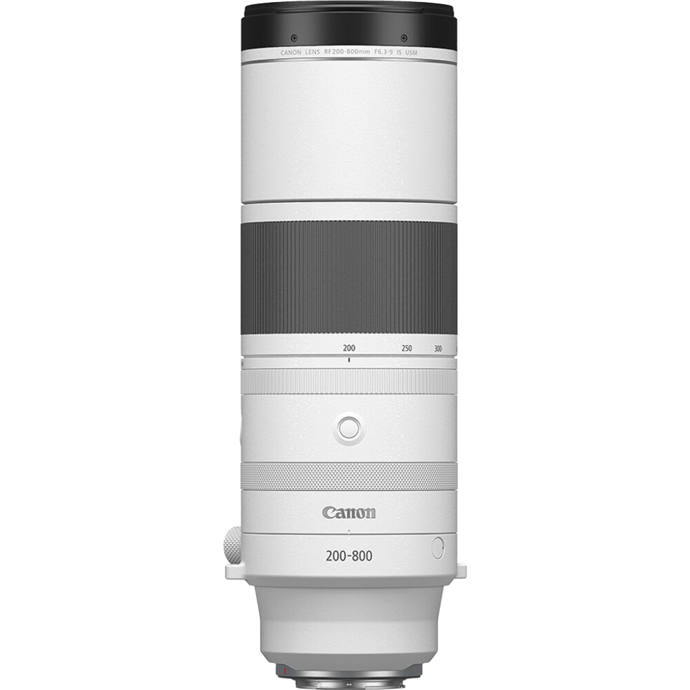 Canon RF 200-800mm f/6.3-9 IS USM super-telephoto zoom lens for wildlife and sports photography