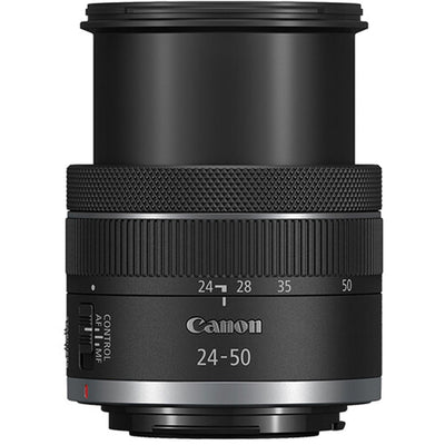 Full-frame Canon RF 24-50mm f/4.5-6.3 IS STM lens with smooth STM focusing and 4.5-stop stabilisation