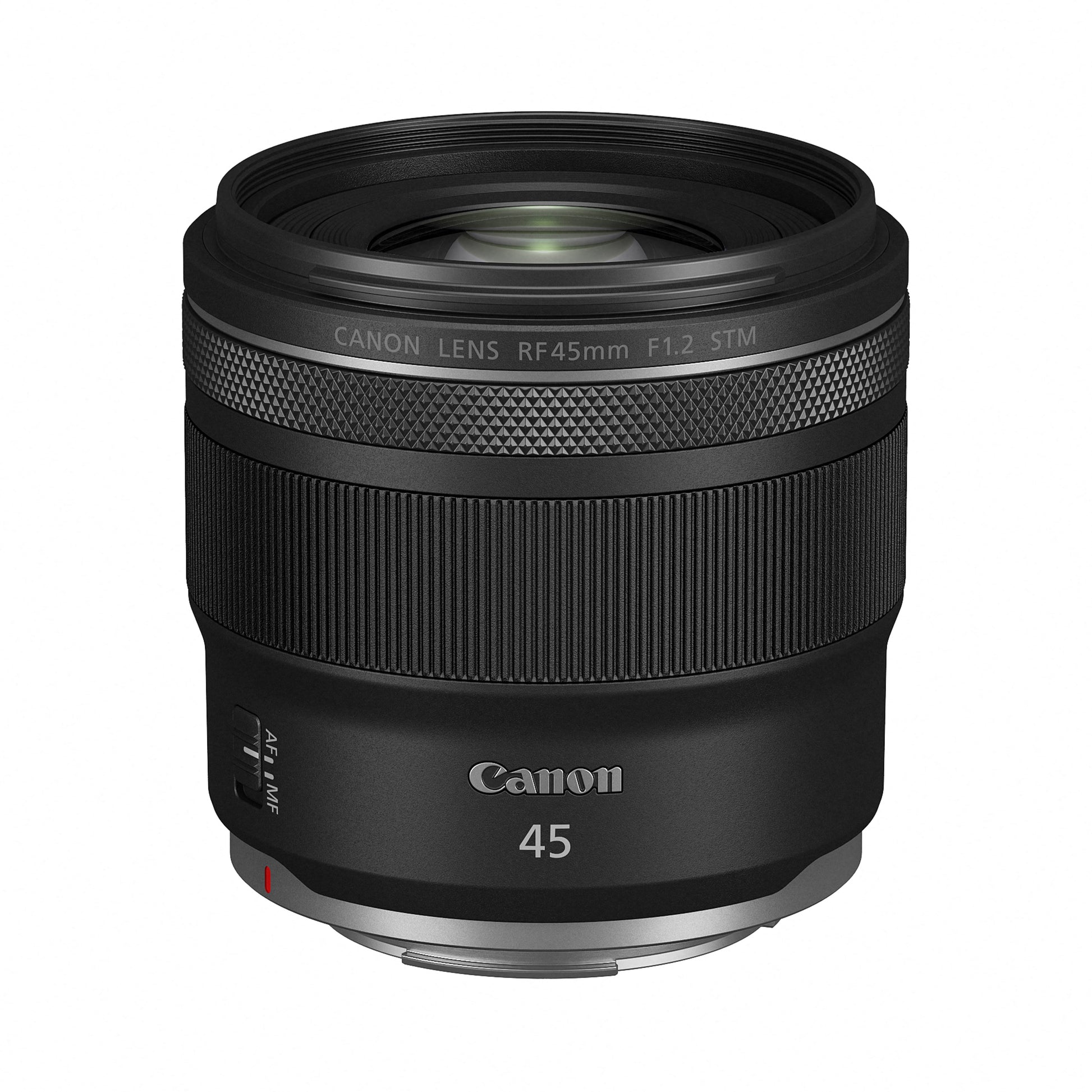 Canon RF 45mm f/1.2 STM lens with shallow depth of field

