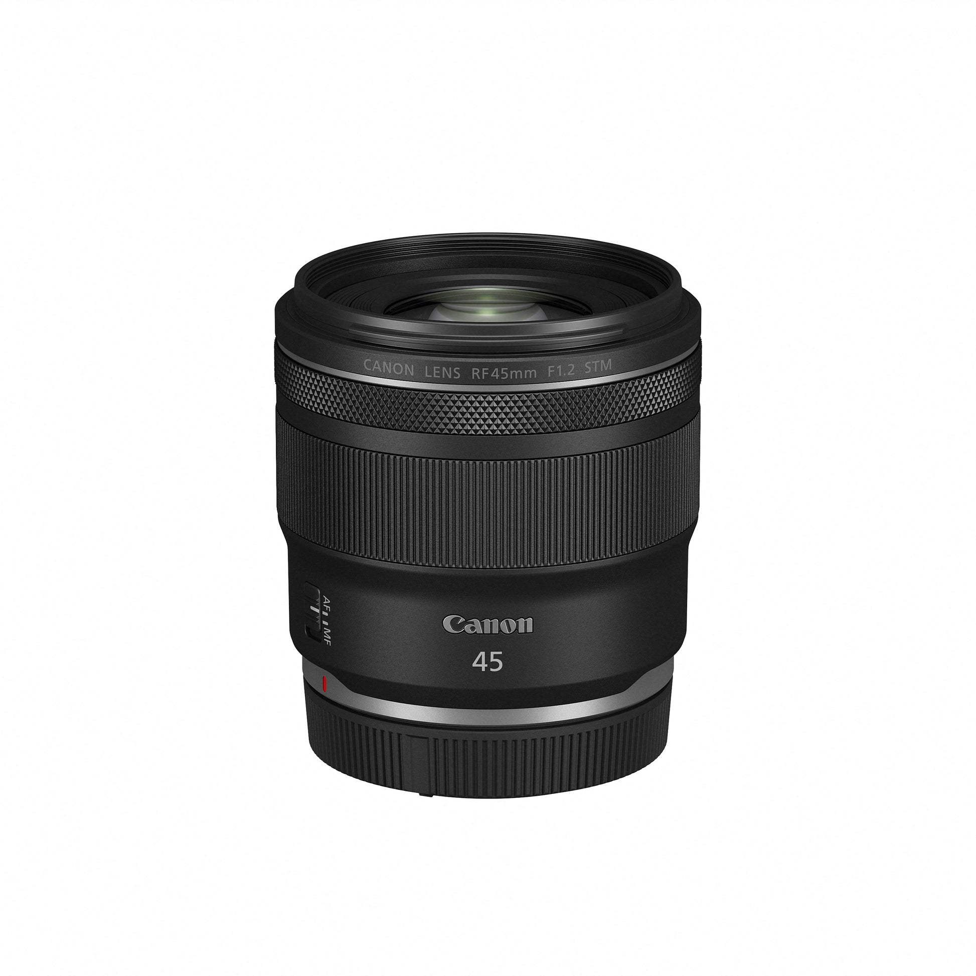 Canon RF 45mm f/1.2 STM lens with shallow depth of field
