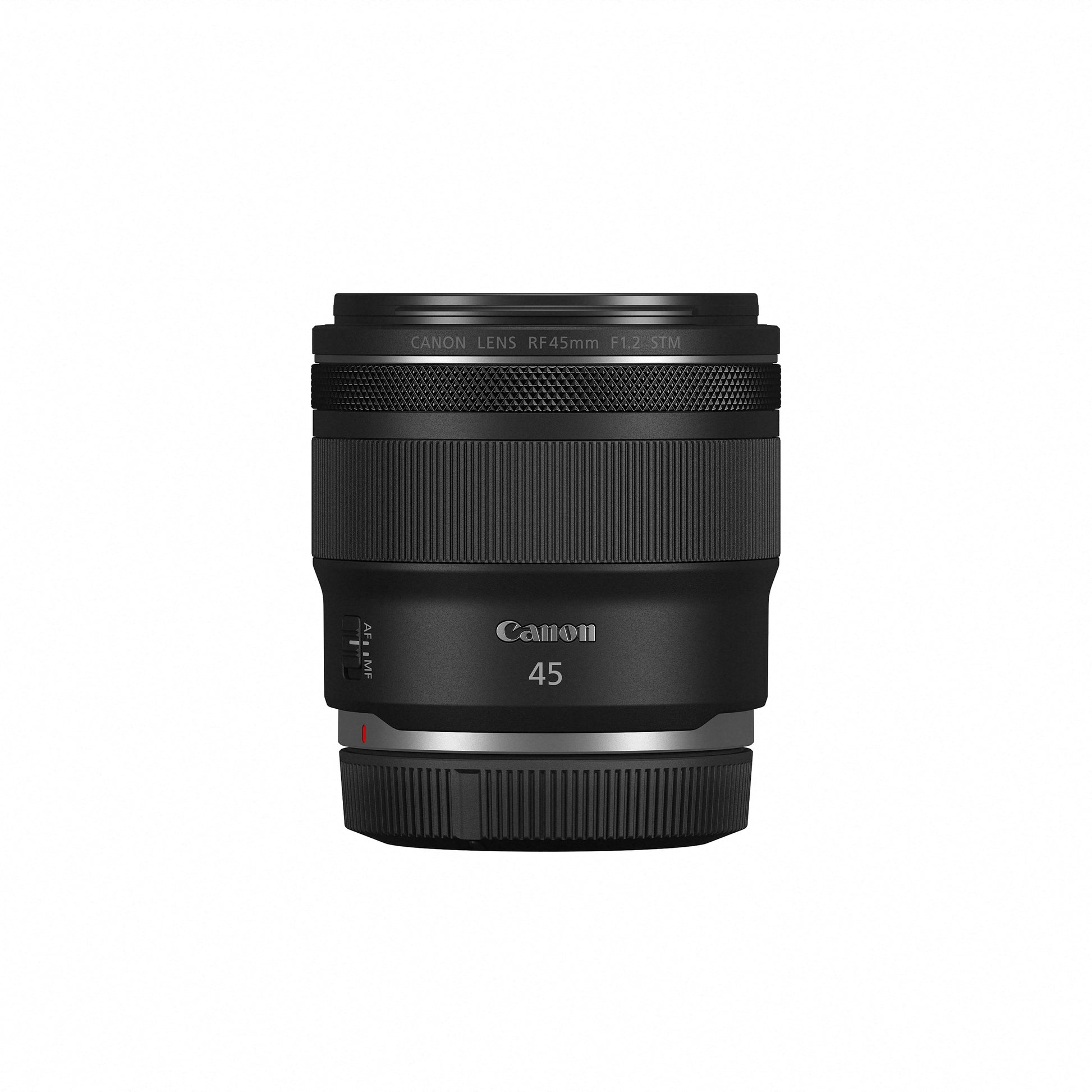 Canon RF 45mm f/1.2 STM lens with shallow depth of field
