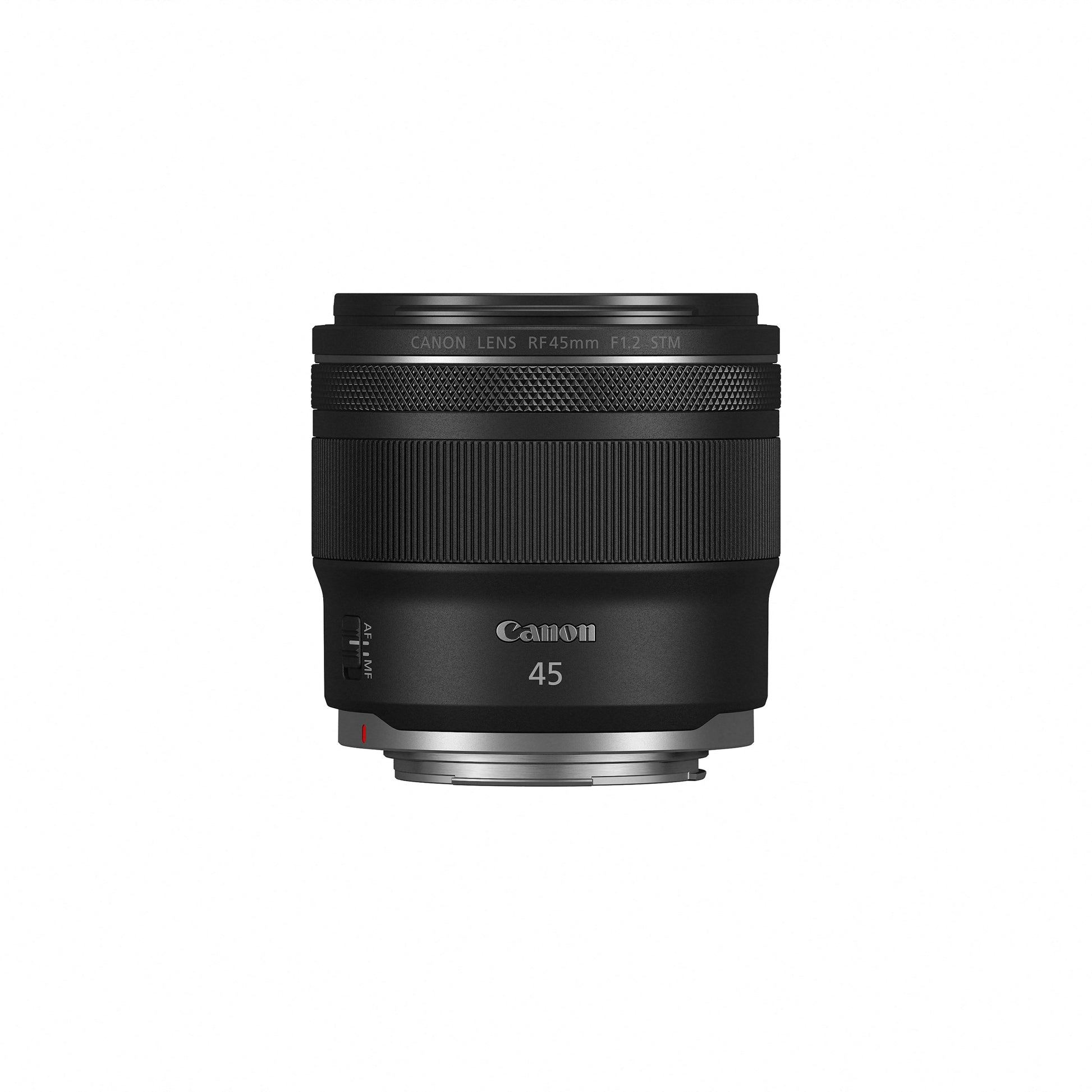 Canon RF 45mm f/1.2 STM lens with shallow depth of field
