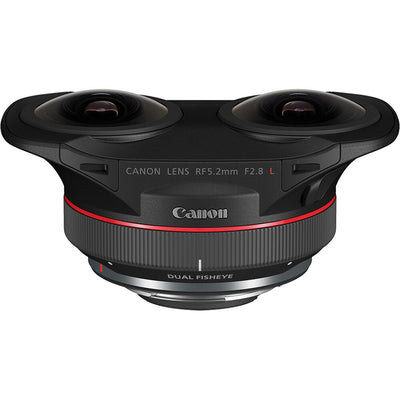 Canon RF 5.2mm f/2.8L Dual Fisheye lens for 180-degree VR content