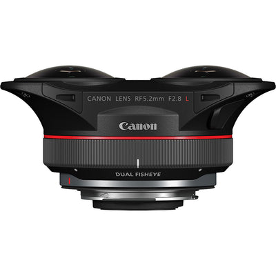 Canon RF 5.2mm f/2.8L Dual Fisheye lens for 180-degree VR content