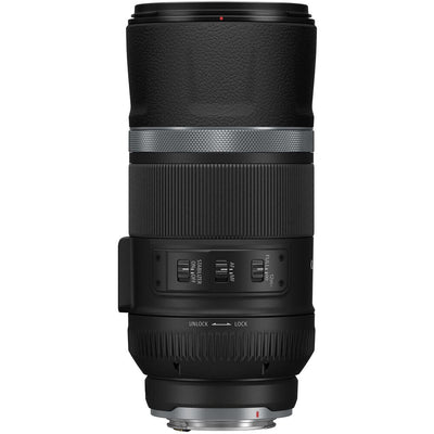 Canon RF 600mm f/11 IS STM super-telephoto lens – lightweight, compact design with built-in image stabilization and quiet autofocus for wildlife and travel photography.