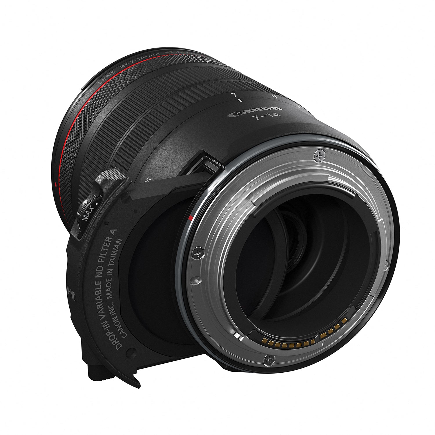 Ultra-wide Canon RF 7-14mm f/2.8-3.5L STM zoom lens with L-series build
