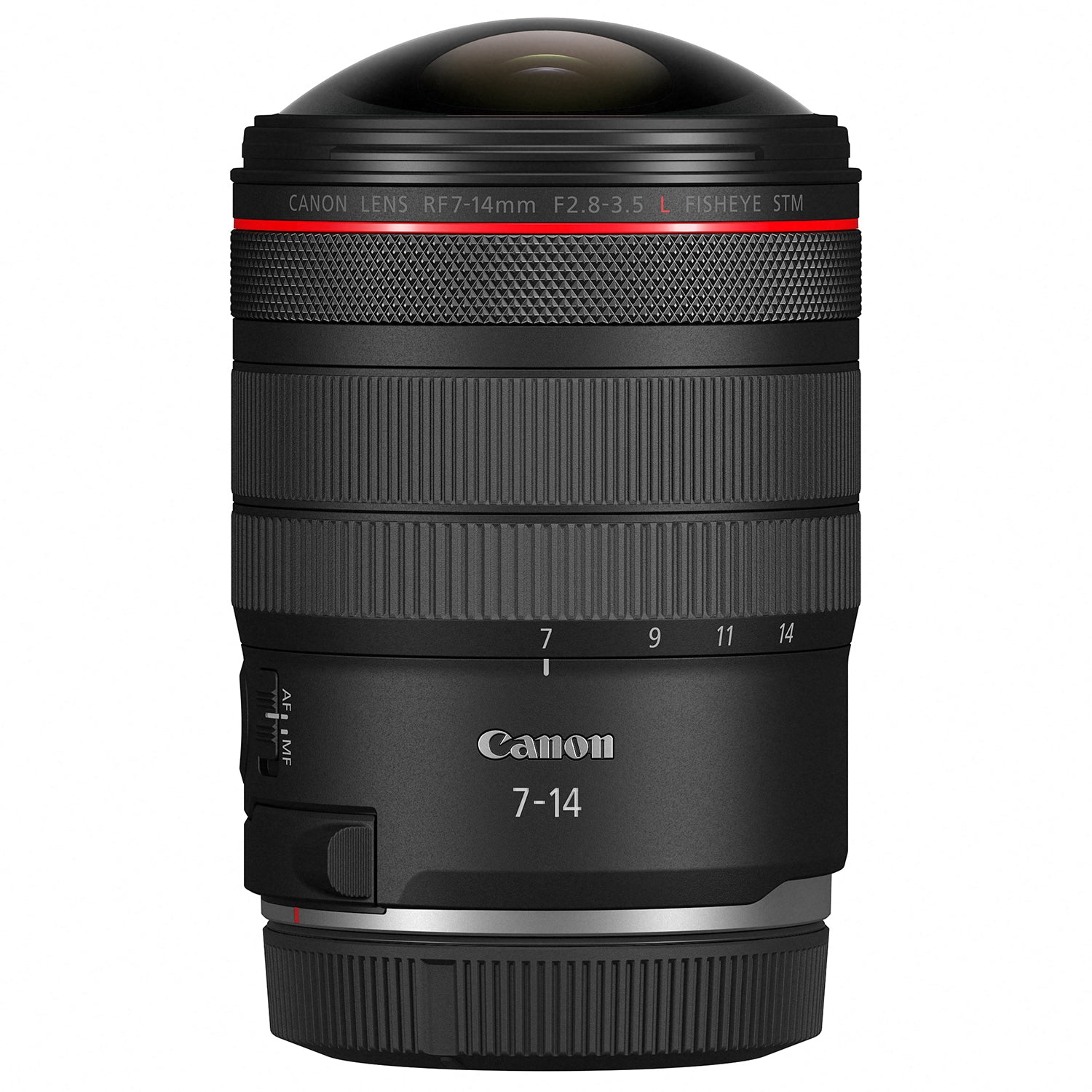 Ultra-wide Canon RF 7-14mm f/2.8-3.5L STM zoom lens with L-series build
