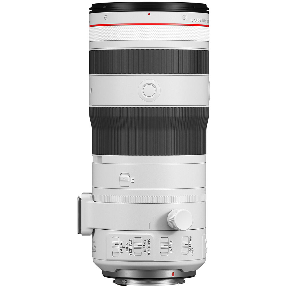 Canon RF 70-200mm f/2.8 L IS USM Z Lens (White) – high-performance telephoto zoom lens for RF-mount cameras with fast f/2.8 aperture, advanced image stabilisation, and professional-grade optics.
