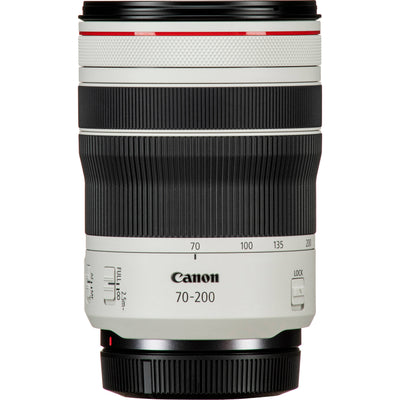 Canon RF 70-200mm f/4L IS USM lens with Optical Image Stabiliser and dual Nano USM motors