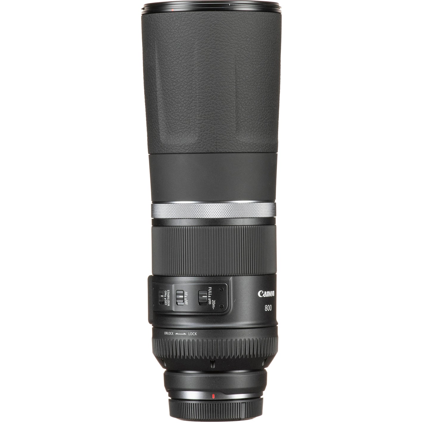 Lightweight Canon RF 800mm f/11 IS STM lens with 4-stop image stabilisation