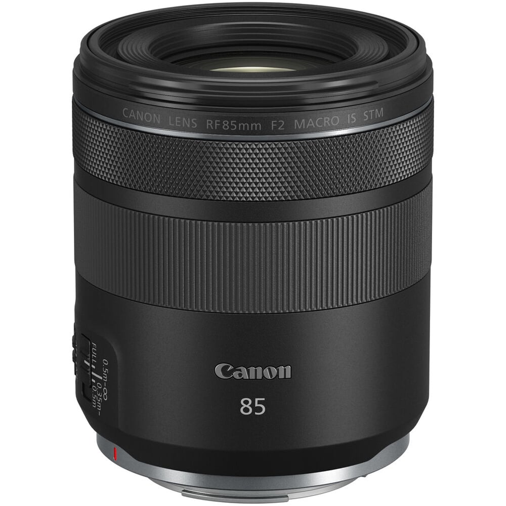 Canon camera lens on a white background