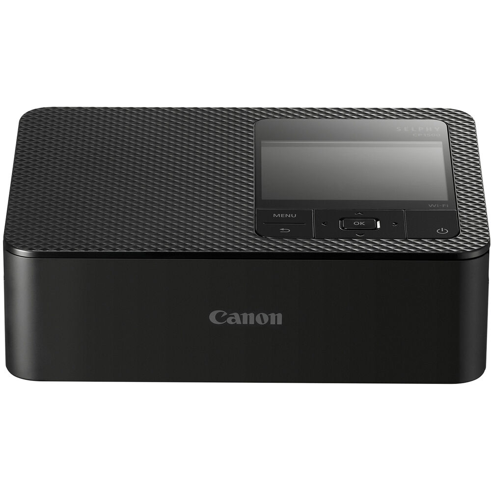 Canon SELPHY CP1500 Compact Photo Printer (Black) – stylish and portable printer that delivers high-quality, long-lasting prints straight from your phone or camera.
