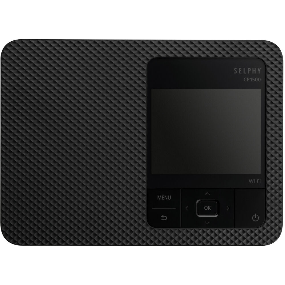 Canon SELPHY CP1500 Compact Photo Printer (Black) – stylish and portable printer that delivers high-quality, long-lasting prints straight from your phone or camera.
