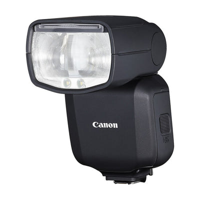 Canon camera flash on a white background