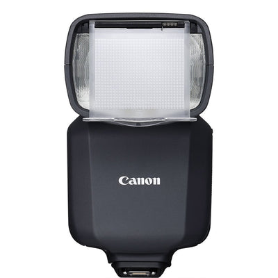 Canon camera flash on a white background