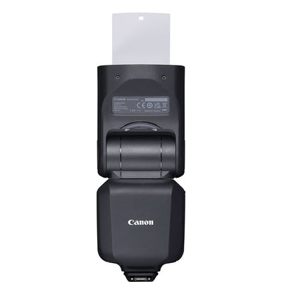 Canon camera flash on a white background
