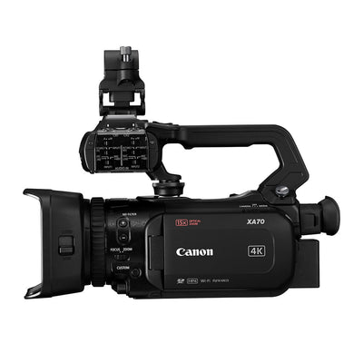 Canon XA70 professional compact UHD 4K camcorder with 15x optical zoom and touchscreen