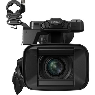 Canon XF605 UHD 4K HDR professional camcorder with 15x L-series zoom lens and advanced autofocus