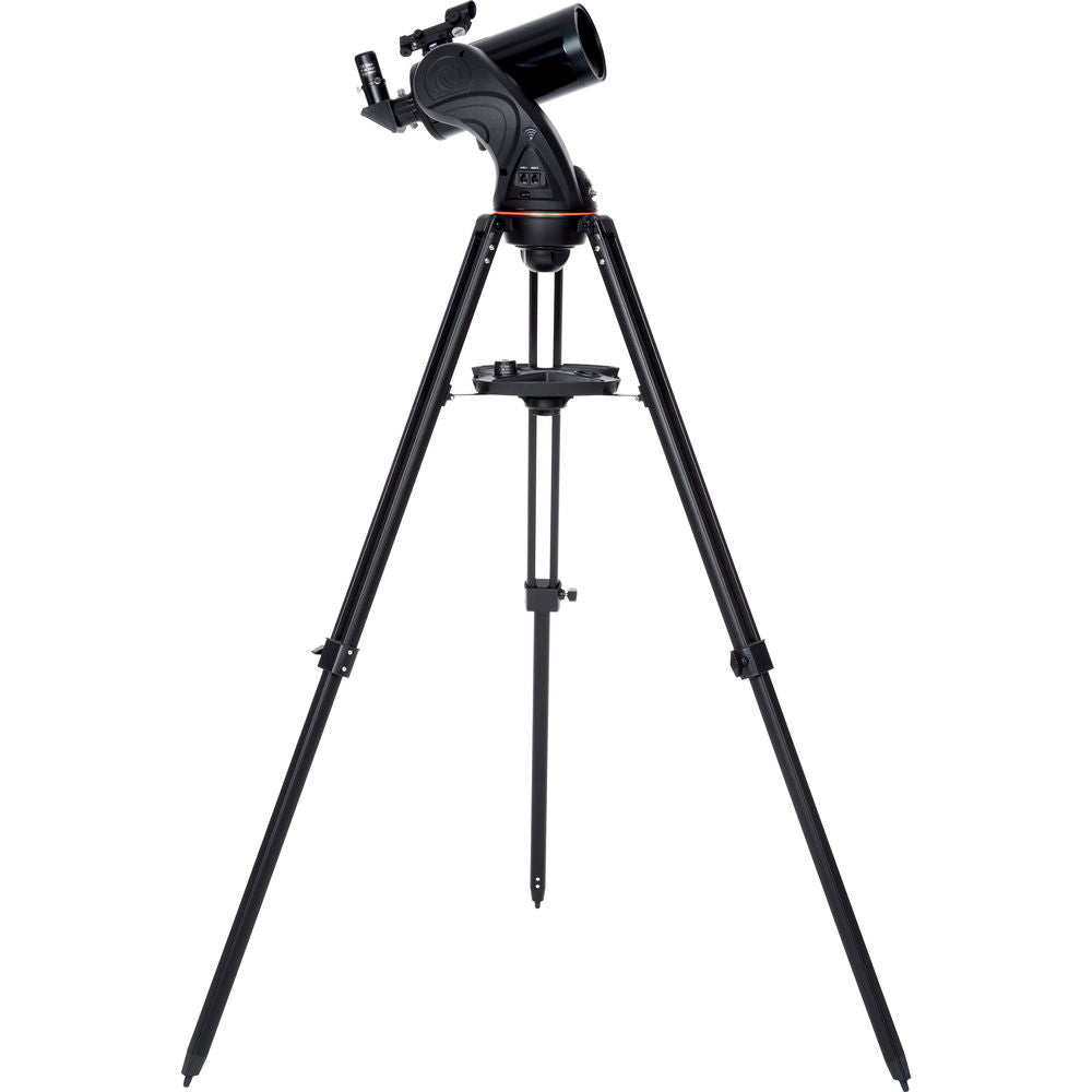 The Celestron Astro Fi 102mm Telescope offers dazzling views of craters on the Moon, the rings of Saturn, the Great Red Spot on Jupiter, and so much more at night.