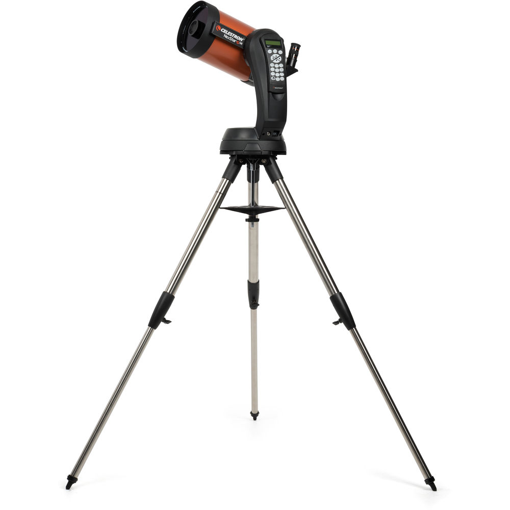 The signature orange-tube Celestron Nexstar 6SE Telescope packs enough light-gathering ability to observe the best that the solar system has to offer.