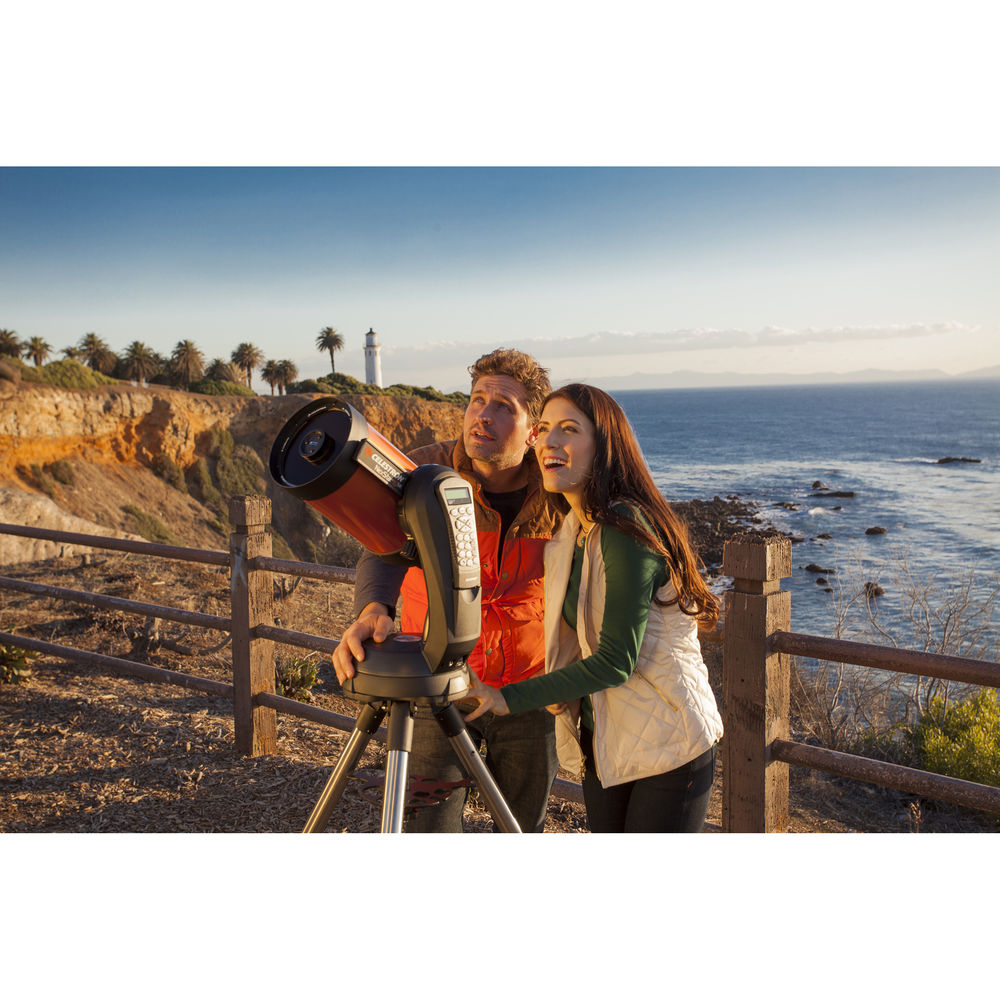 The signature orange-tube Celestron Nexstar 6SE Telescope packs enough light-gathering ability to observe the best that the solar system has to offer.