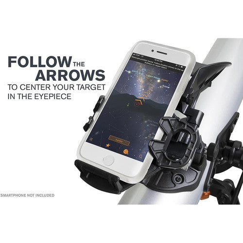 Celestron StarSense Explorer LT 80AZ 80mm f/11 AZ Refractor Telescope.  Integrated smartphone and telescope features for easy astronomy.