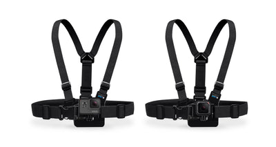 The GoPro Chesty - Chest Mount Harness lets you capture immersive video and photos from your chest.