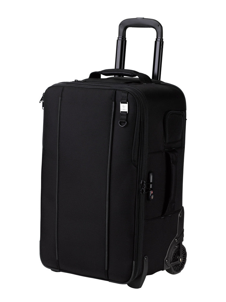 Tenba Roadie Roller 24 (Black) — professional rolling camera case with customizable dividers, wheels, and weatherproof materials for travel protectio