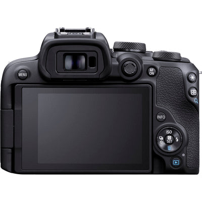Take the Canon EOS R10 along on your trip. Captures quality 24.2 MP images and 4K video. Its versatility will speak for itself. Compatible with RF lenses.