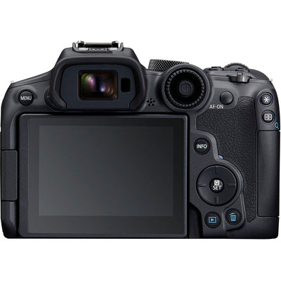 Canon EOS R7 mirrorless camera with 32.5MP APS-C sensor and Dual Pixel CMOS AF II for fast-action photography and 4K video