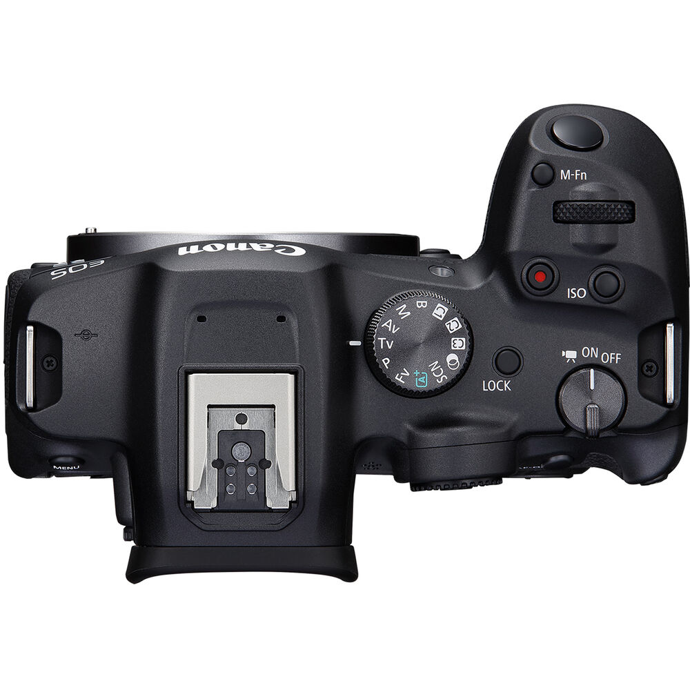 Canon EOS R7 mirrorless camera with 32.5MP APS-C sensor and Dual Pixel CMOS AF II for fast-action photography and 4K video