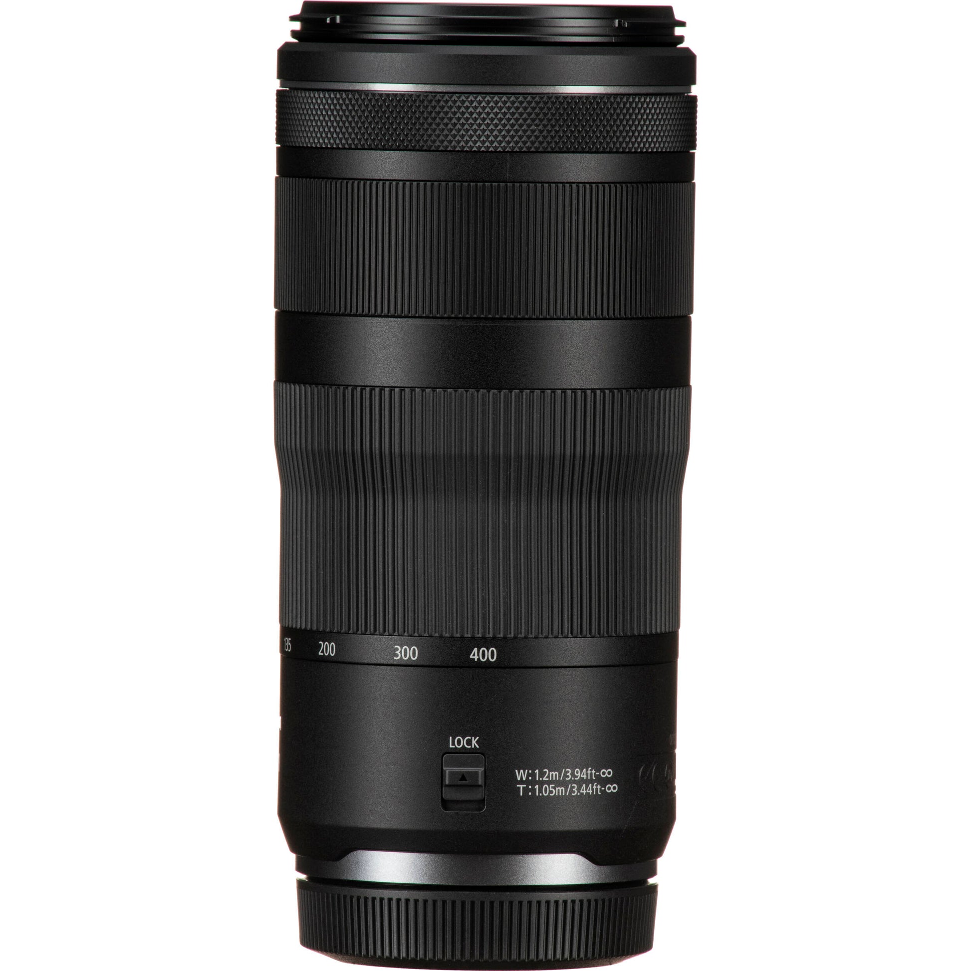 Canon RF 100–400mm f/5.6–8 IS USM telephoto zoom lens for wildlife, sports, and travel photography with fast Nano USM autofocus and image stabilization