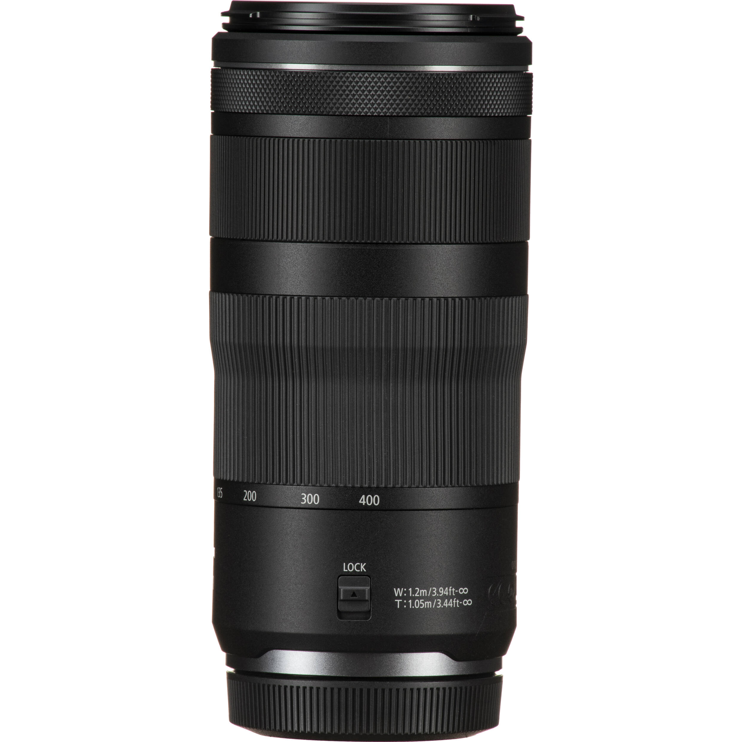 Canon RF 100–400mm f/5.6–8 IS USM telephoto zoom lens for wildlife, sports, and travel photography with fast Nano USM autofocus and image stabilization