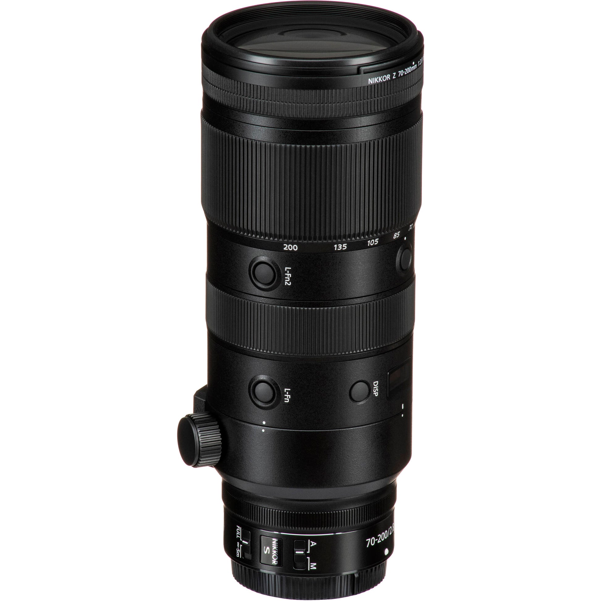 Nikon NIKKOR Z 70-200mm f/2.8 VR S telephoto zoom lens with OLED display and VR