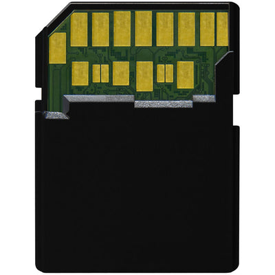 Videographers can safely store larger files on this 128GB memory card while maintaining an efficient working speed with a featured read speed of 300MB/s.