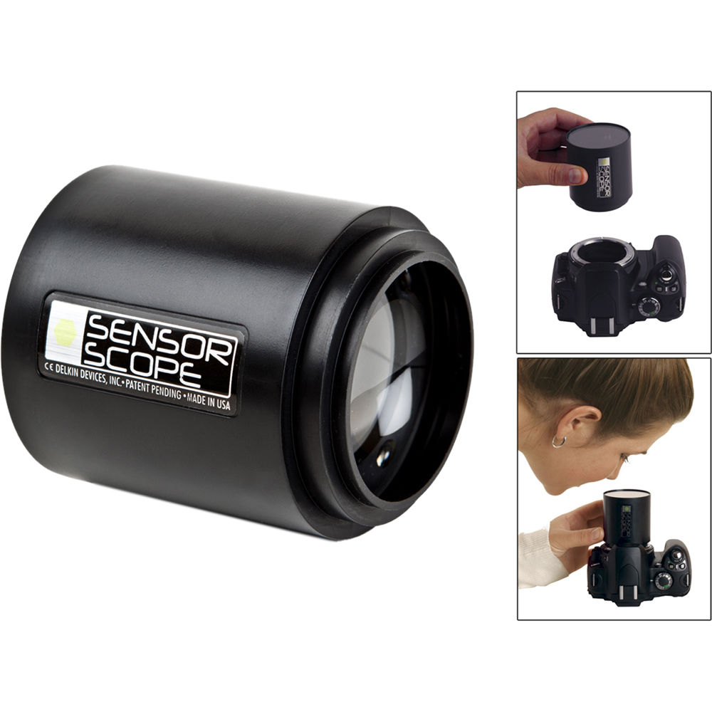 Delkin SensorScope camera sensor cleaning system
