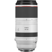 Canon RF 100-500mm F4.5-7.1 L IS USM telephoto zoom lens.