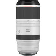 Canon RF 100-500mm F4.5-7.1 L IS USM telephoto zoom lens.