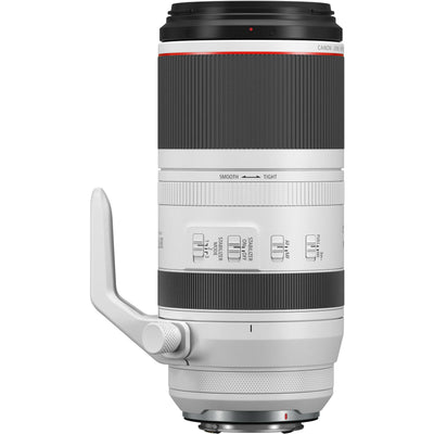 Canon RF 100-500mm F4.5-7.1 L IS USM telephoto zoom lens.
