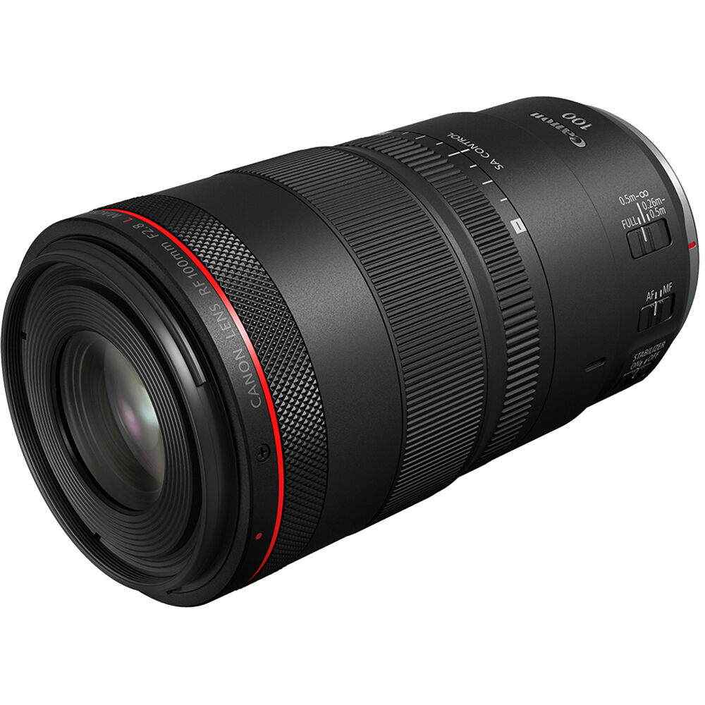 Canon camera lens on a white background