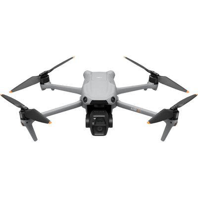 DJI Air 3S drone with dual 1-inch CMOS cameras, 45-min flight time, omnidirectional obstacle sensing, and DJI RC 2 controller