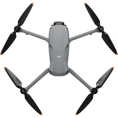DJI Air 3S drone with dual 1-inch CMOS cameras, 45-min flight time, omnidirectional obstacle sensing, and DJI RC 2 controller