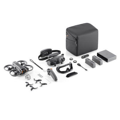 DJI Avata 2 FPV drone fly more combo with 12MP camera, 4K/60fps video, 23 min flight time, and DJI O4 HD transmission