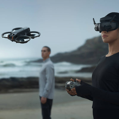 DJI Avata 2 FPV drone fly more combo with 12MP camera, 4K/60fps video, 23 min flight time, and DJI O4 HD transmission