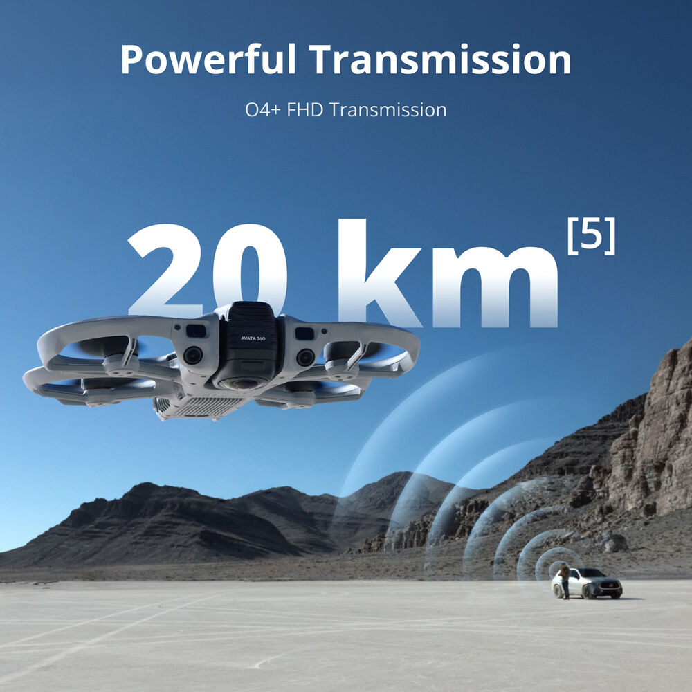 DJI Avata 360 drone with 8K 360° FPV camera