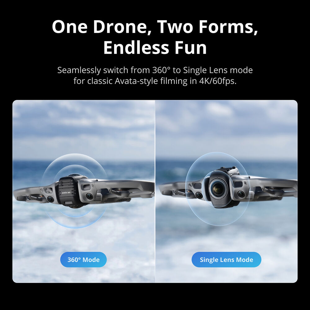 DJI Avata 360 drone with 8K 360° FPV camera