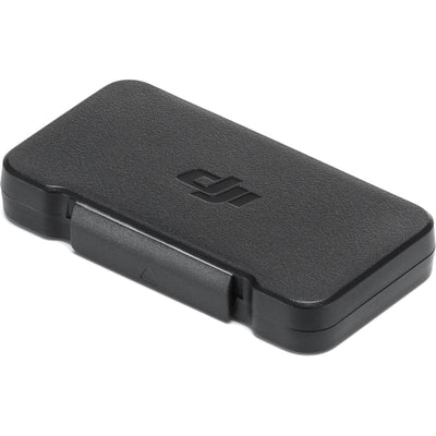 A set of three square DJI Avata 2 ND filters are displayed inside a small, black case.