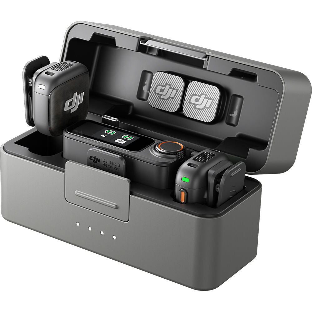 DJI Mic 3 Wireless System | 8GB Internal Recording & Timecode